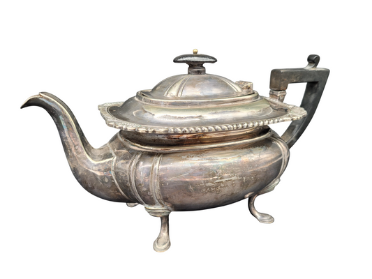 Teekanne Kanne EPNS Neusilber Britische Meistermarke JD & S Sheffield