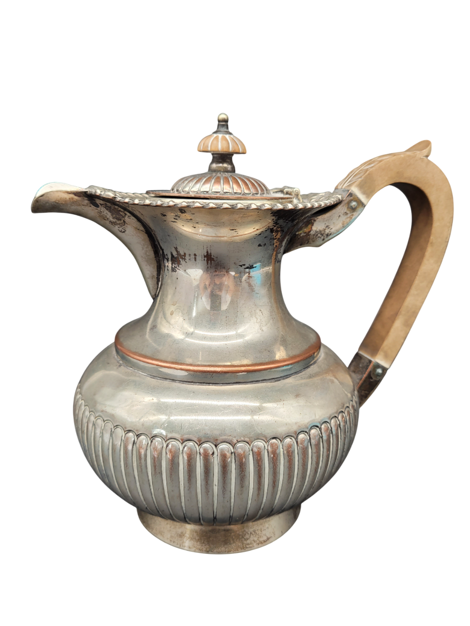 Kanne Teekanne Versilbert Hardy Bros Old Sheffield Plate Englische Meistermarke