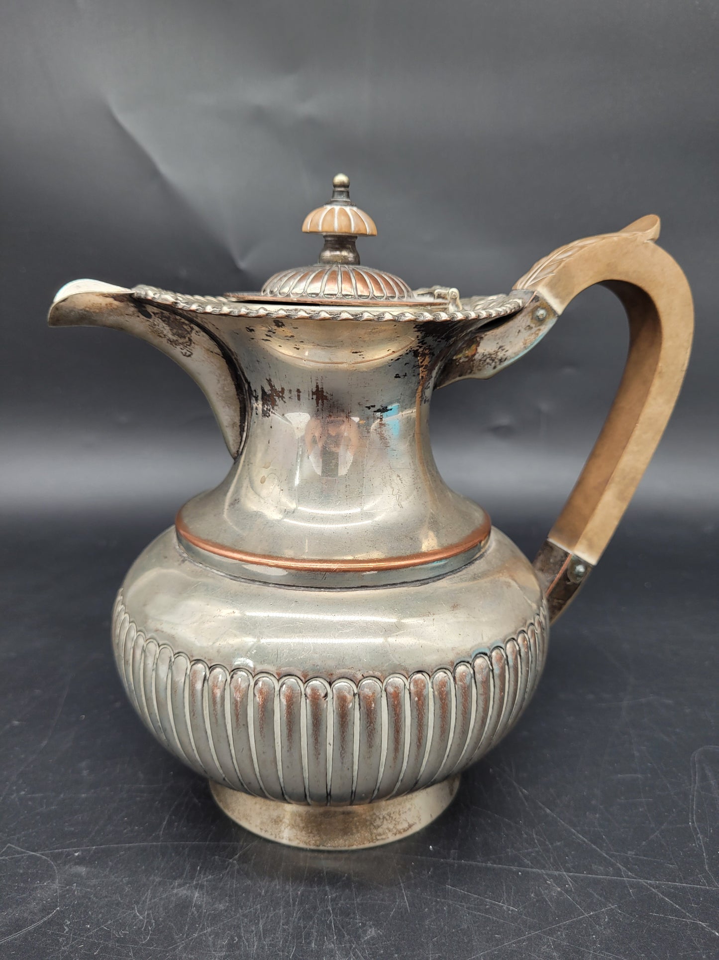 Kanne Teekanne Versilbert Hardy Bros Old Sheffield Plate Englische Meistermarke