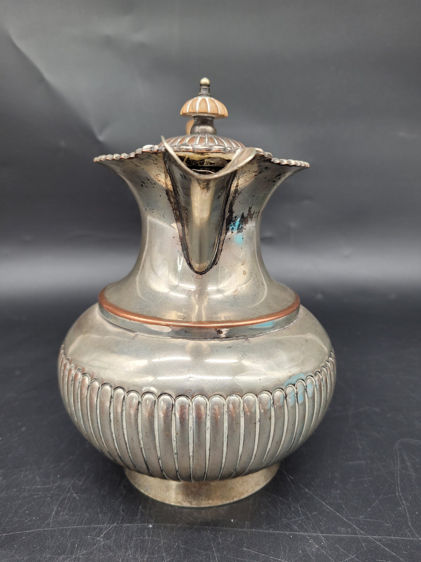 Kanne Teekanne Versilbert Hardy Bros Old Sheffield Plate Englische Meistermarke