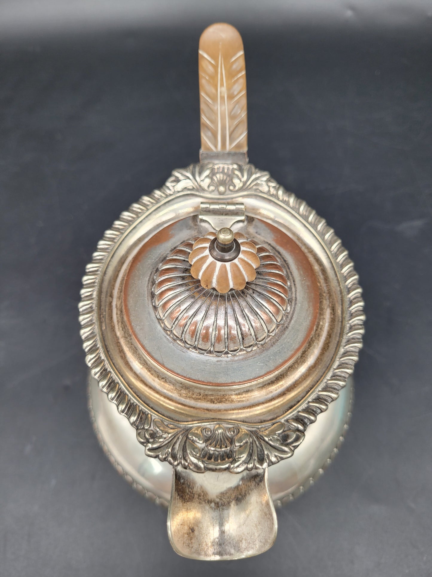 Kanne Teekanne Versilbert Hardy Bros Old Sheffield Plate Englische Meistermarke