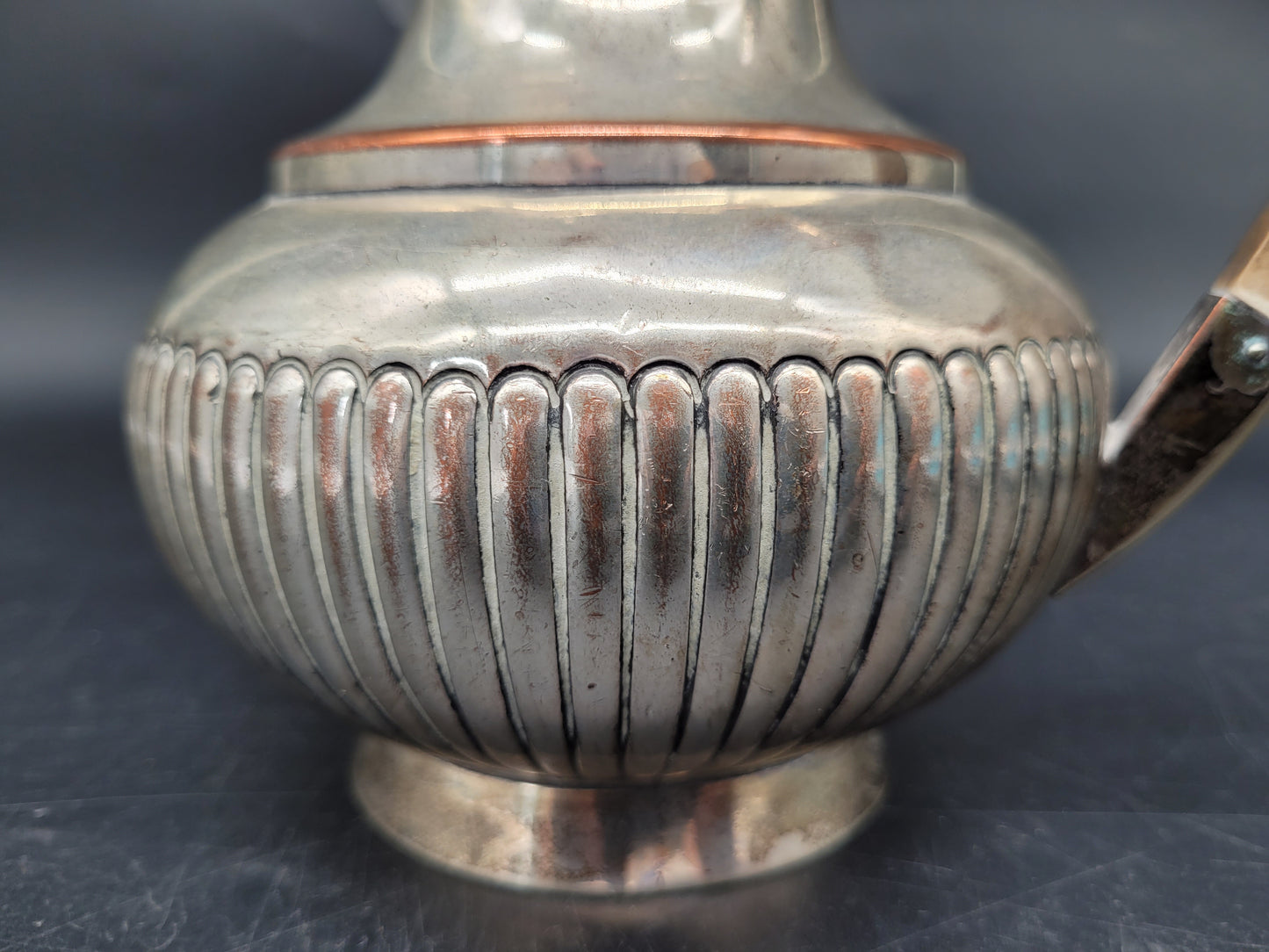 Kanne Teekanne Versilbert Hardy Bros Old Sheffield Plate Englische Meistermarke