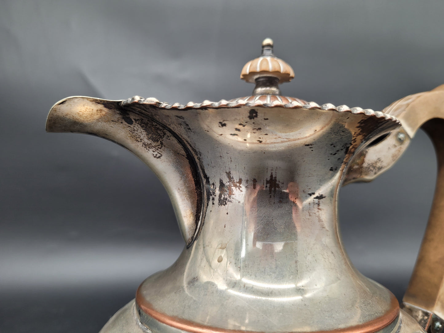 Kanne Teekanne Versilbert Hardy Bros Old Sheffield Plate Englische Meistermarke