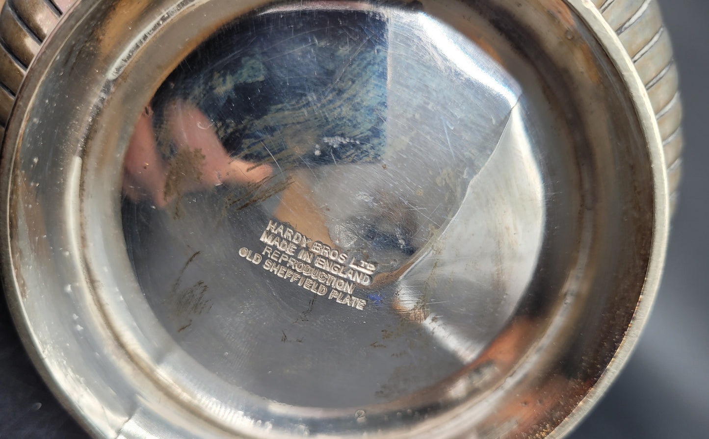 Kanne Teekanne Versilbert Hardy Bros Old Sheffield Plate Englische Meistermarke