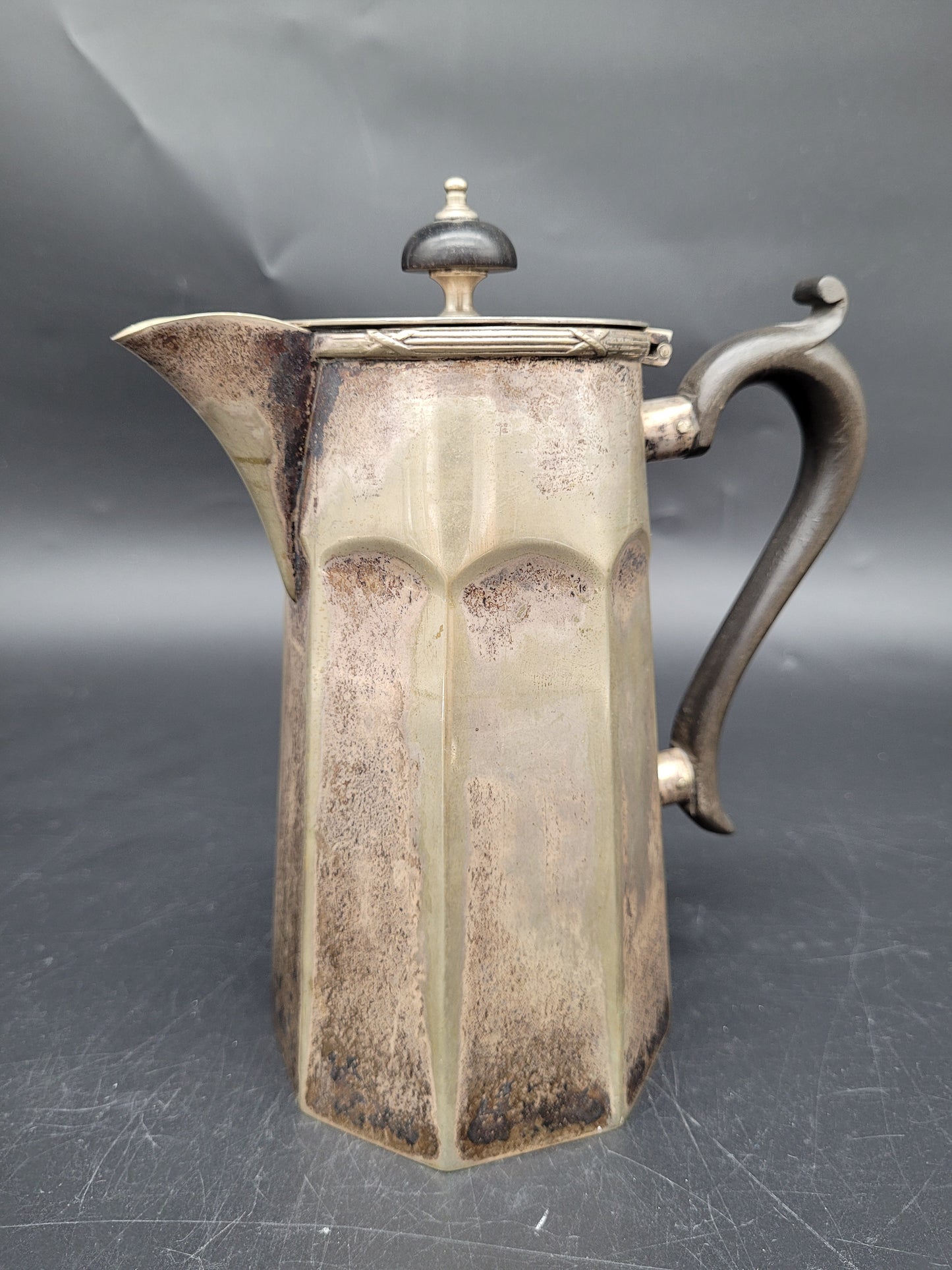 Antike Teekanne EPNS versilbert Englische Meistermarke Sammlerstück