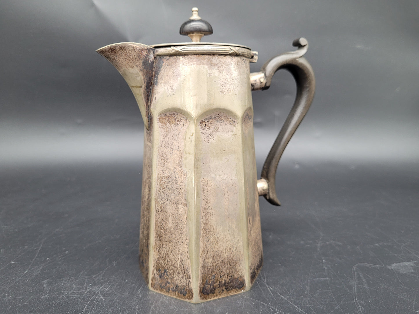 Antike Teekanne EPNS versilbert Englische Meistermarke Sammlerstück