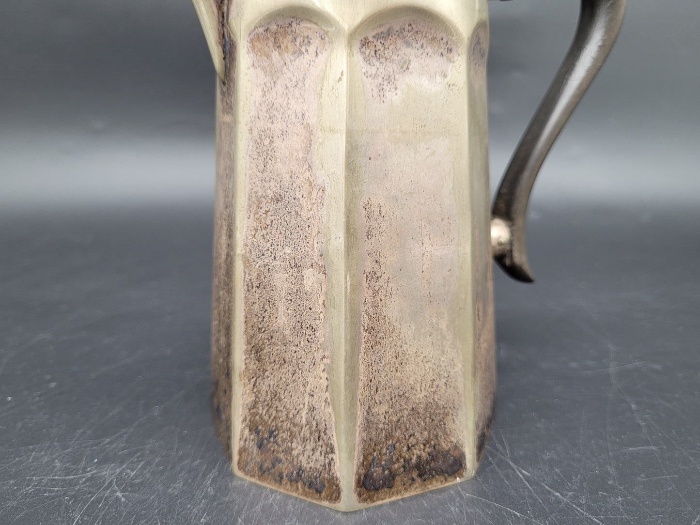 Antike Teekanne EPNS versilbert Englische Meistermarke Sammlerstück