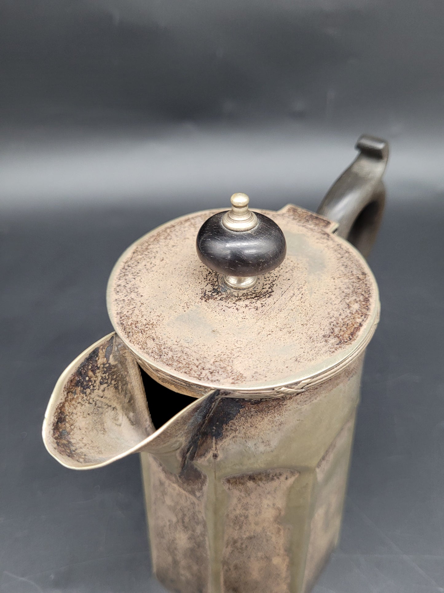 Antike Teekanne EPNS versilbert Englische Meistermarke Sammlerstück