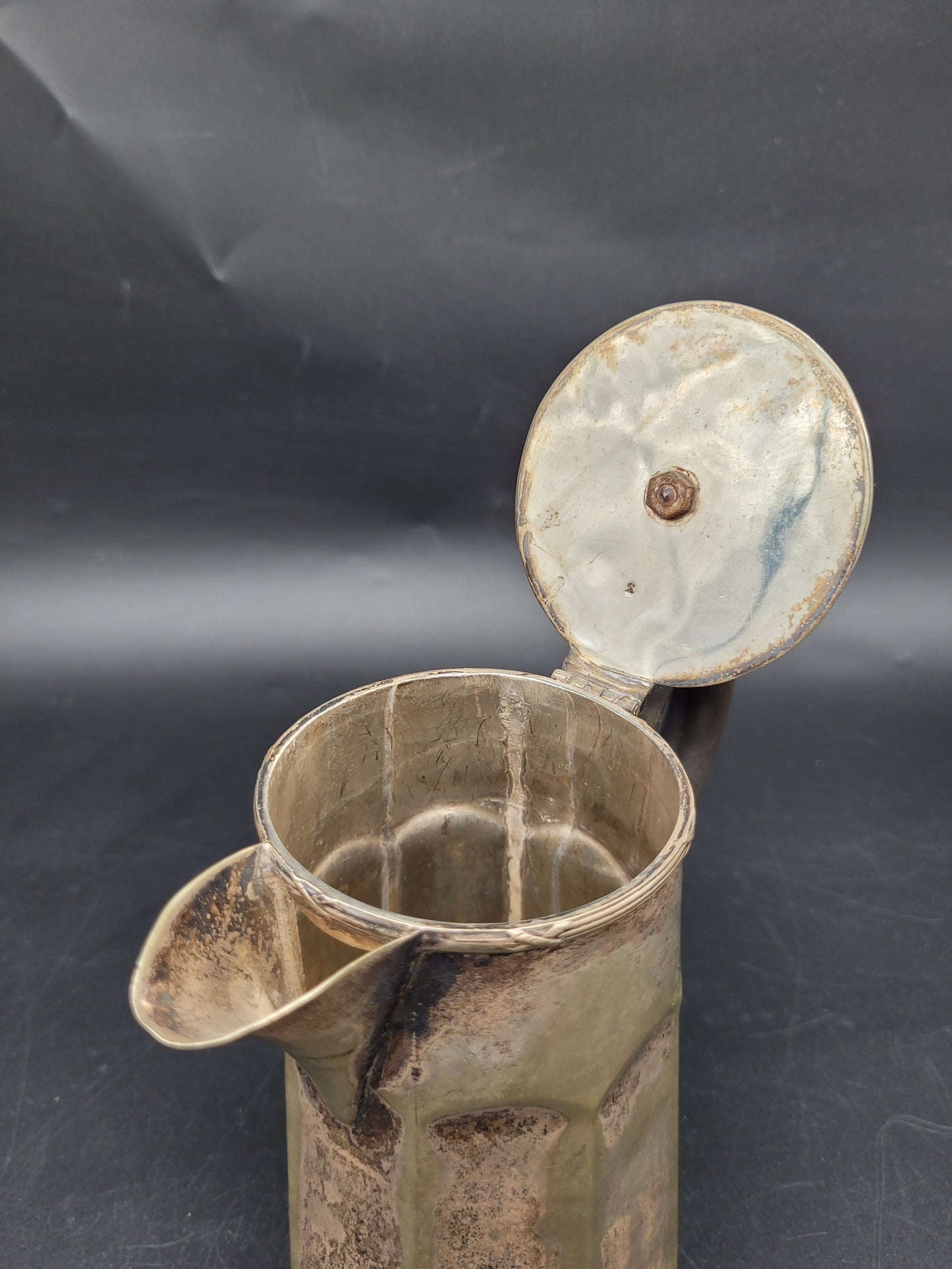 Antike Teekanne EPNS versilbert Englische Meistermarke Sammlerstück