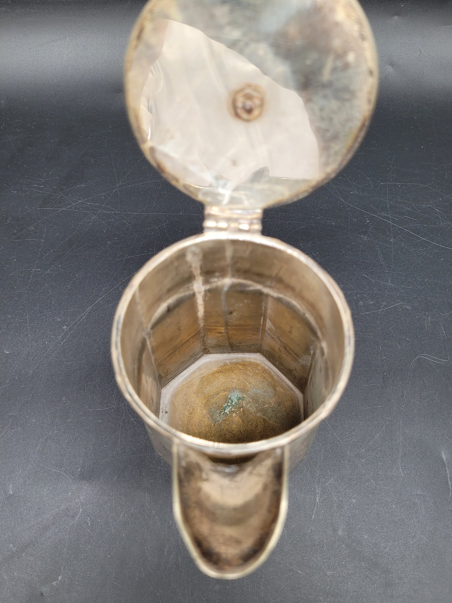 Antike Teekanne EPNS versilbert Englische Meistermarke Sammlerstück