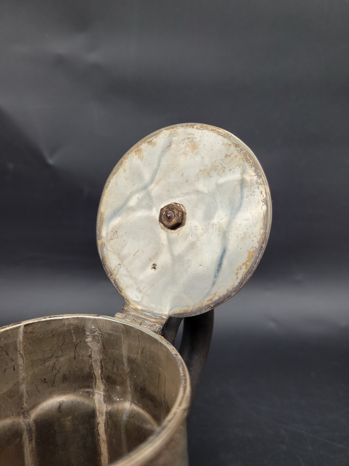 Antike Teekanne EPNS versilbert Englische Meistermarke Sammlerstück