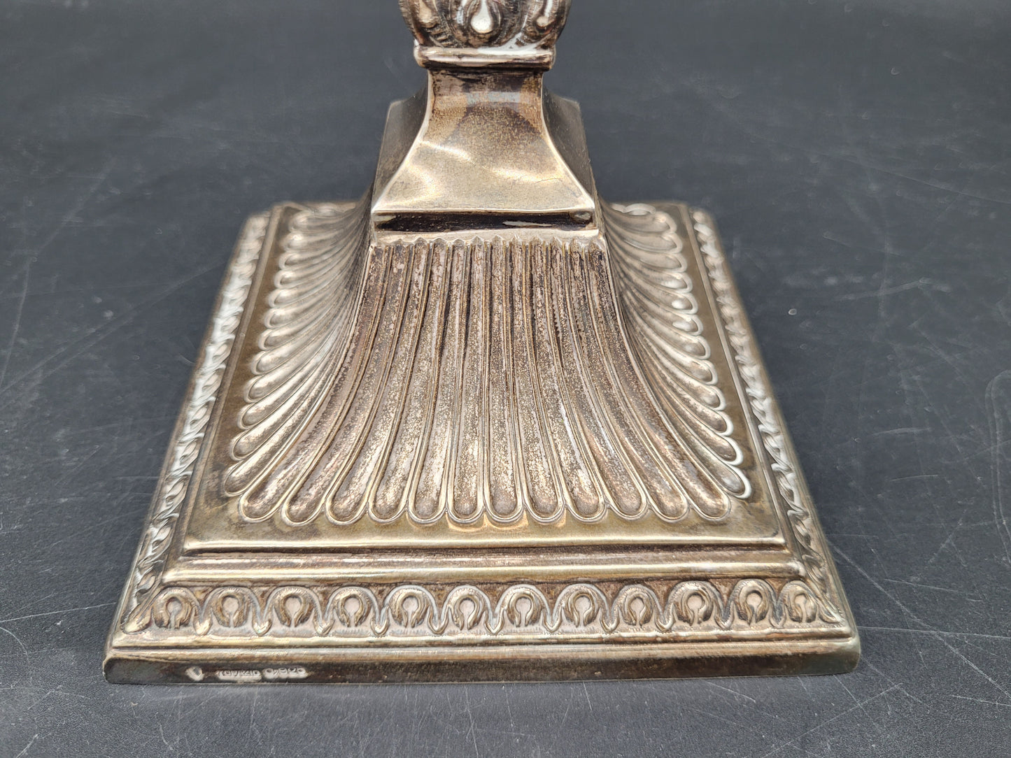 Kerzenständer Set Topazio 925er Sterling Silber mit Kunstvollen Verzierungen