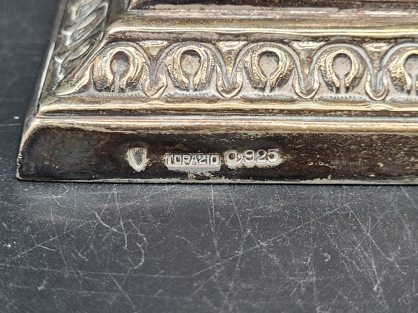 Kerzenständer Set Topazio 925er Sterling Silber mit Kunstvollen Verzierungen