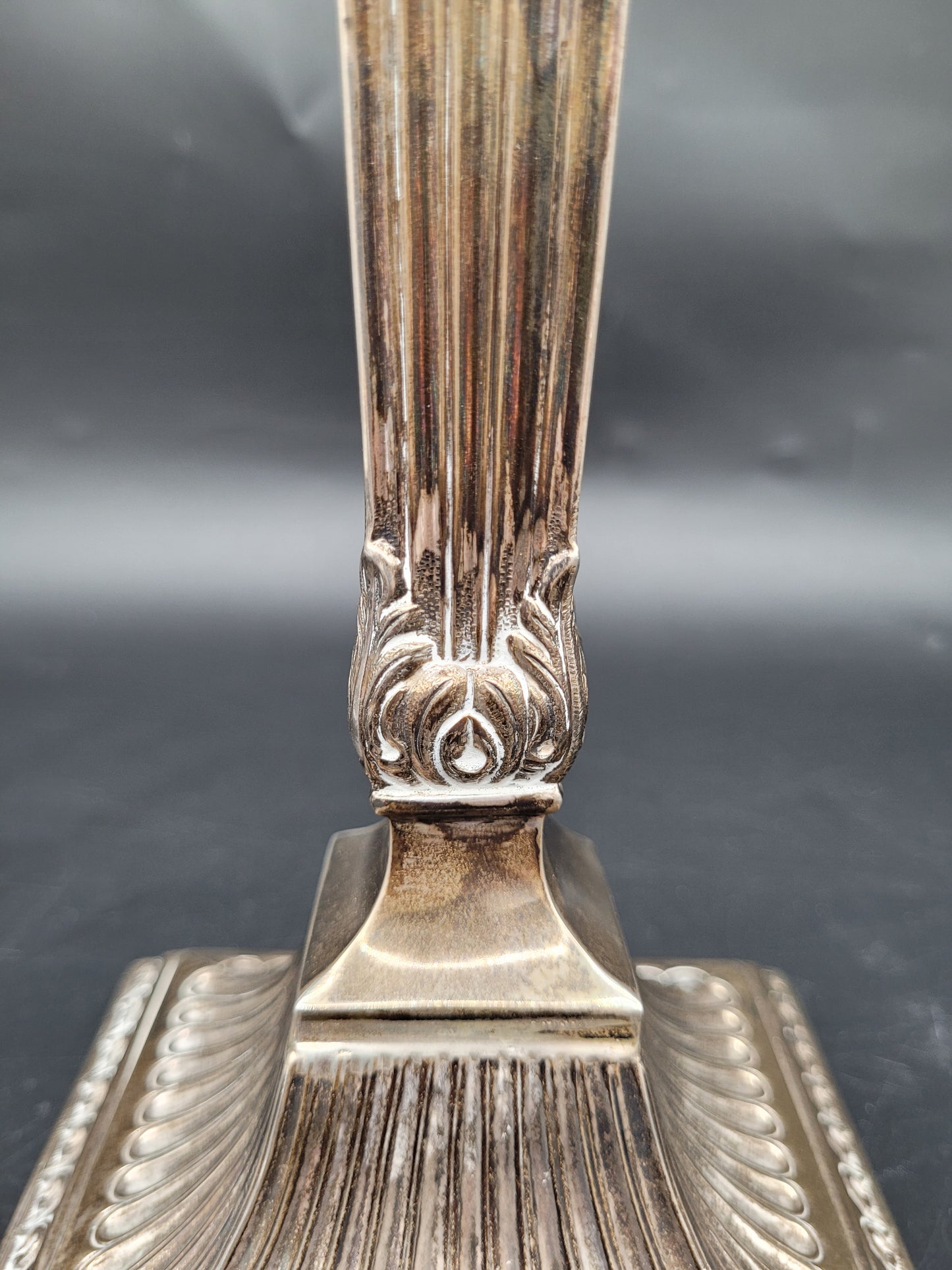 Kerzenständer Set Topazio 925er Sterling Silber mit Kunstvollen Verzierungen