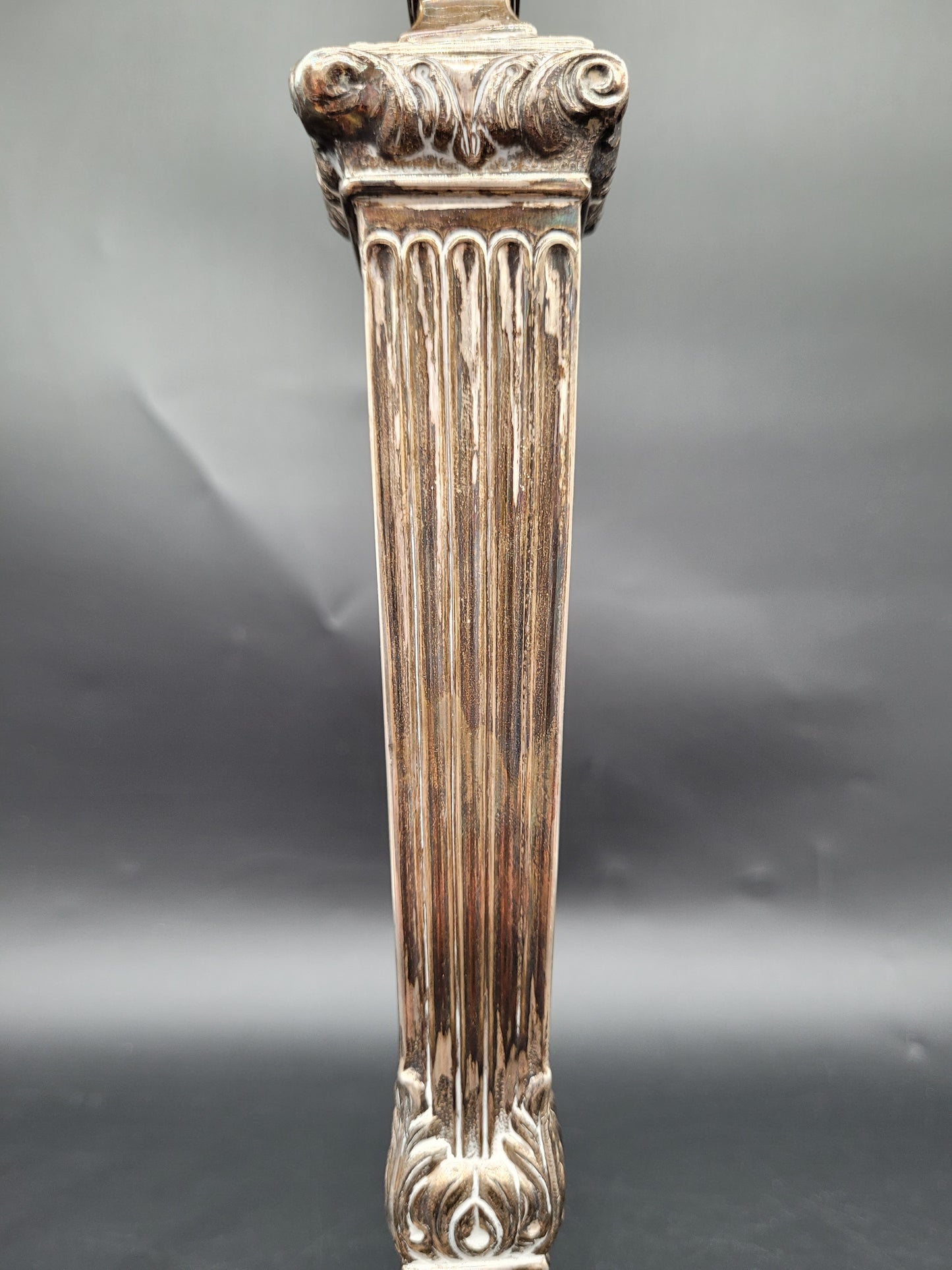 Kerzenständer Set Topazio 925er Sterling Silber mit Kunstvollen Verzierungen