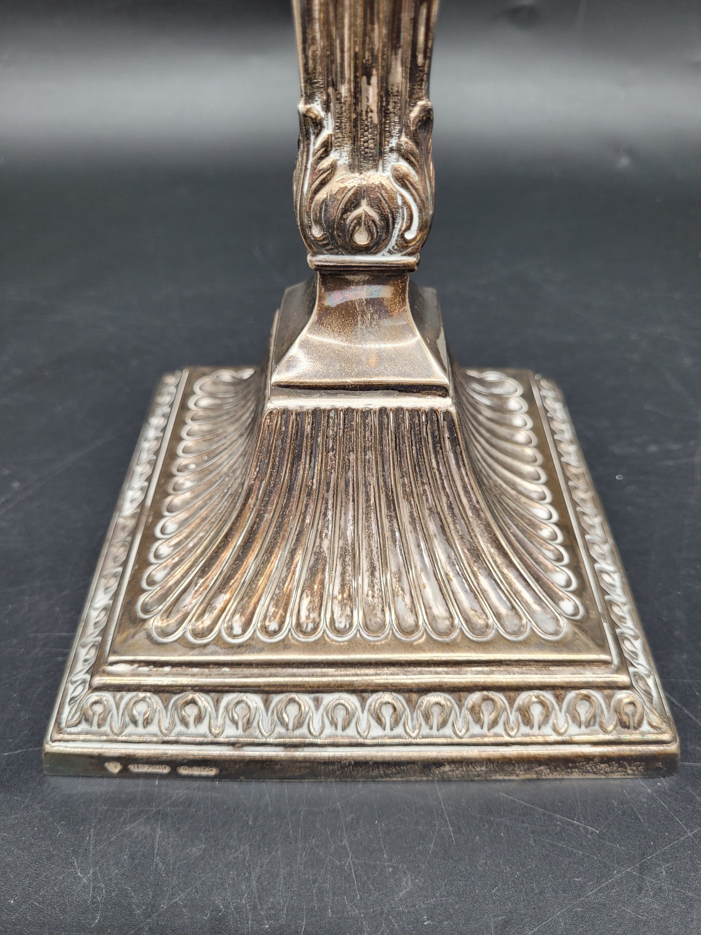 Kerzenständer Set Topazio 925er Sterling Silber mit Kunstvollen Verzierungen