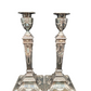 Paar Kerzenständer 925er Sterling Silber im Regency Stil Englische Meistermarke