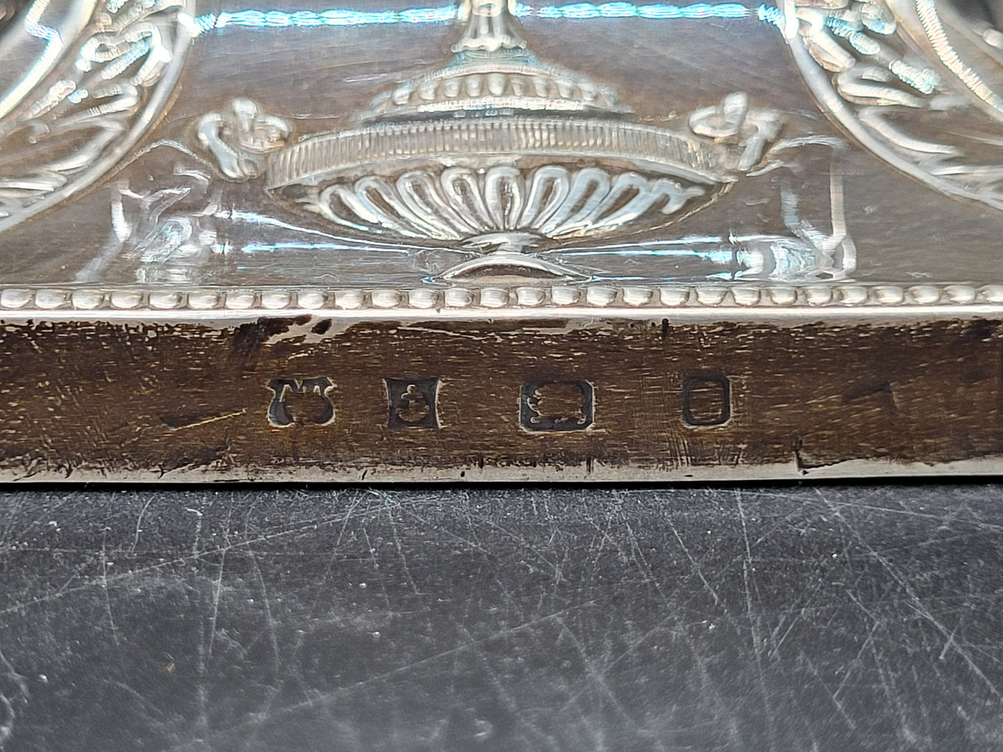 Paar Kerzenständer 925er Sterling Silber im Regency Stil Englische Meistermarke