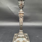 Paar Kerzenständer 925er Sterling Silber im Regency Stil Englische Meistermarke
