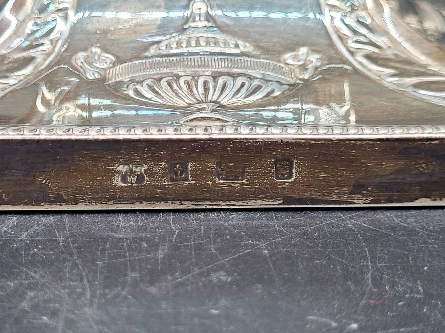 Paar Kerzenständer 925er Sterling Silber im Regency Stil Englische Meistermarke