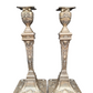 Set Kerzenständer 925er Sterling Silber im Regency Stil Englische Meistermarke