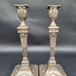 Set Kerzenständer 925er Sterling Silber im Regency Stil Englische Meistermarke