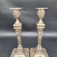 Set Kerzenständer 925er Sterling Silber im Regency Stil Englische Meistermarke