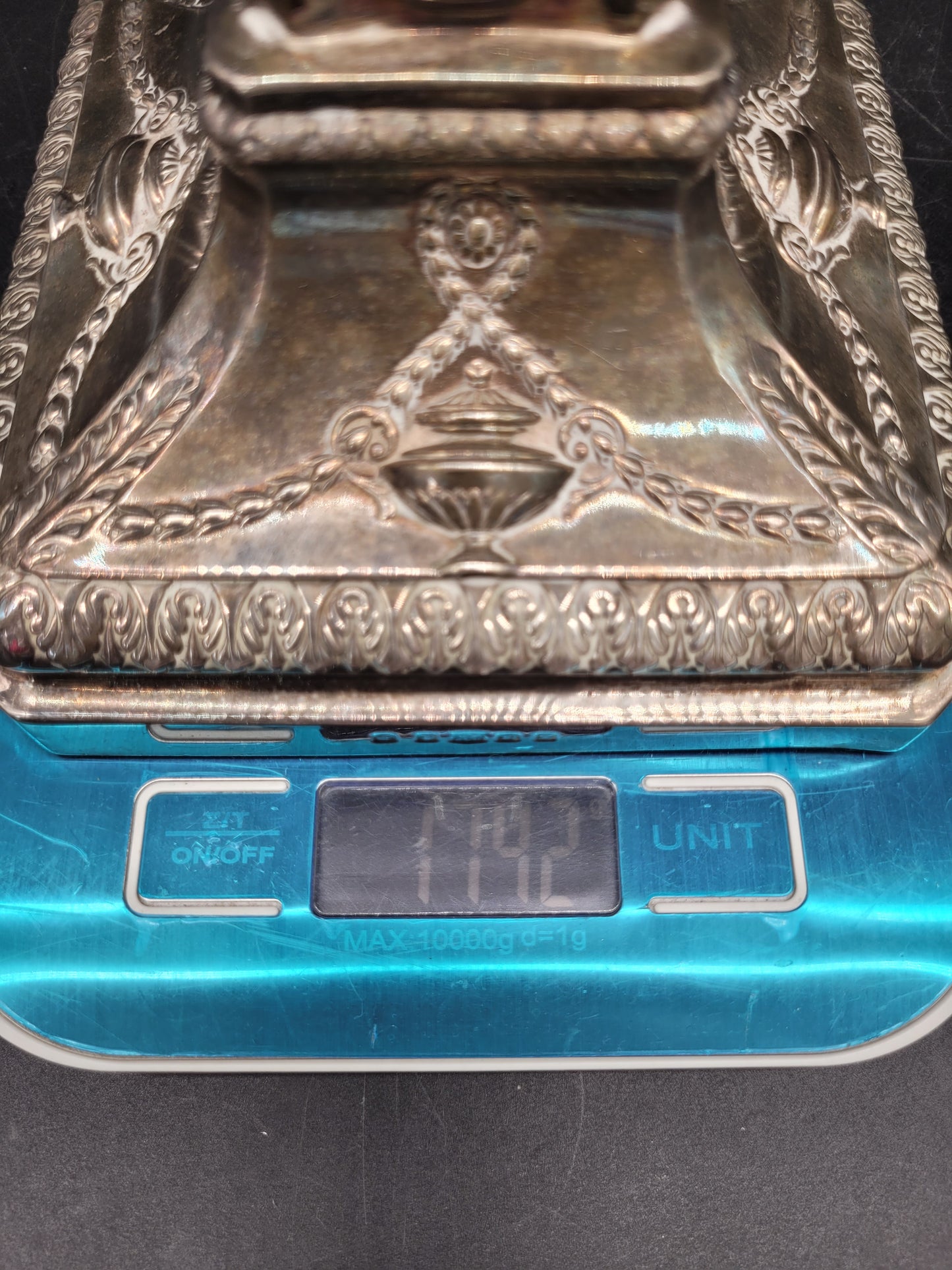 Paar Kerzenständer EPNS Versilbert im Klassischen Stil Englische Meistermarke