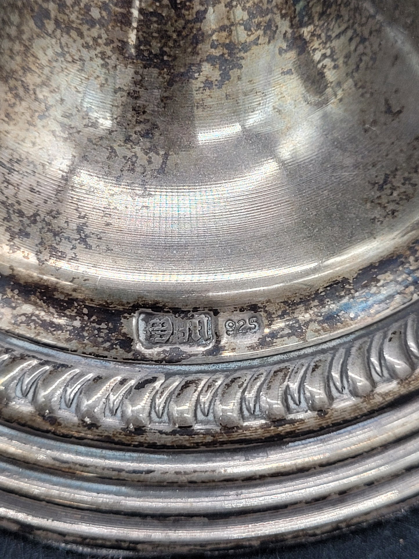 Set Kerzenhalter Sterling Silber 925er WMG Co und Britische Meistermarke