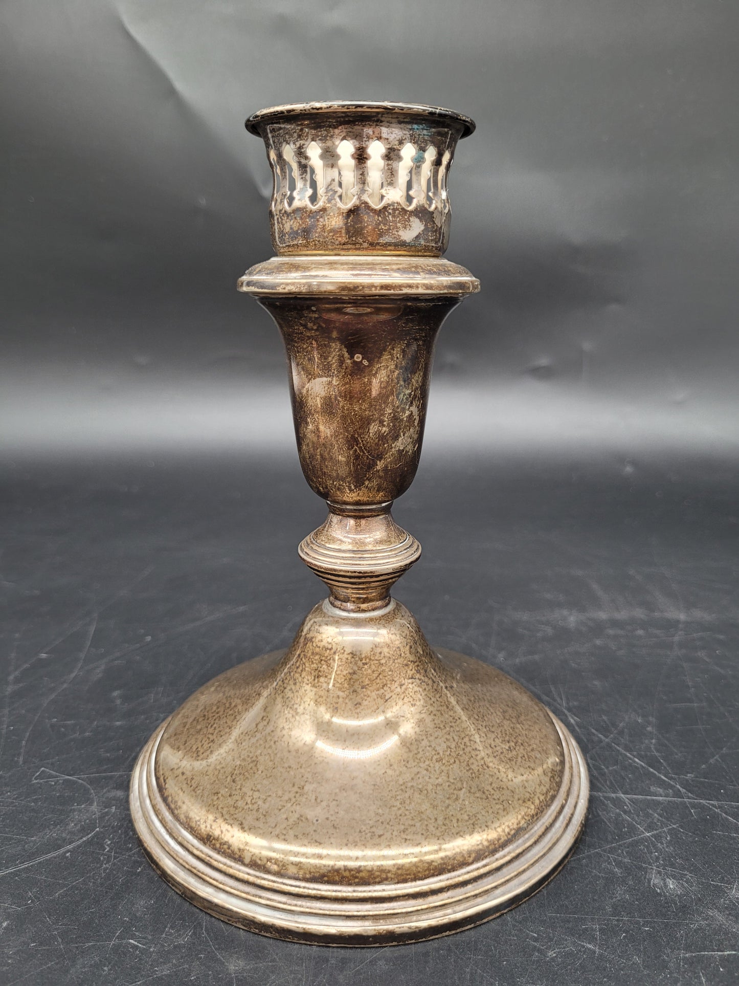 Set Kerzenhalter Sterling Silber 925er WMG Co und Britische Meistermarke