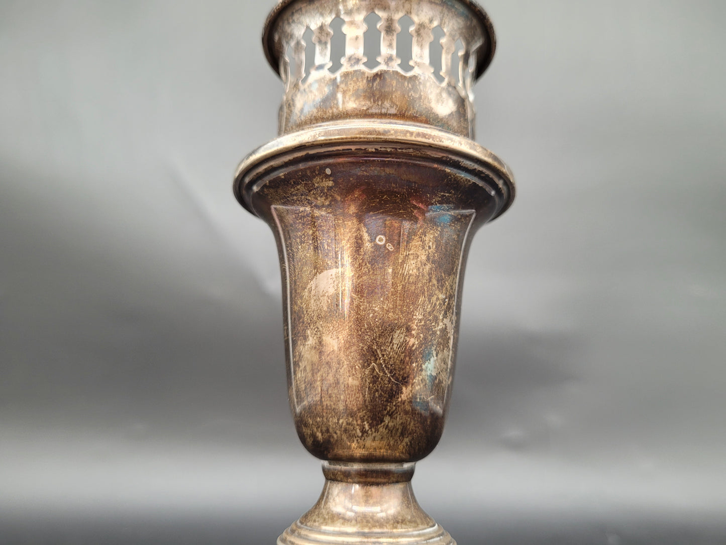 Set Kerzenhalter Sterling Silber 925er WMG Co und Britische Meistermarke