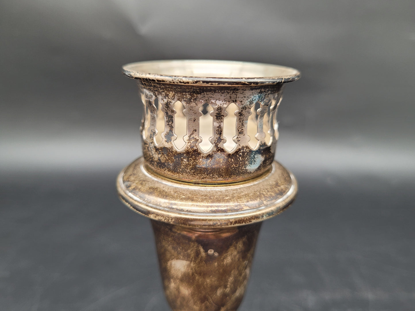 Set Kerzenhalter Sterling Silber 925er WMG Co und Britische Meistermarke