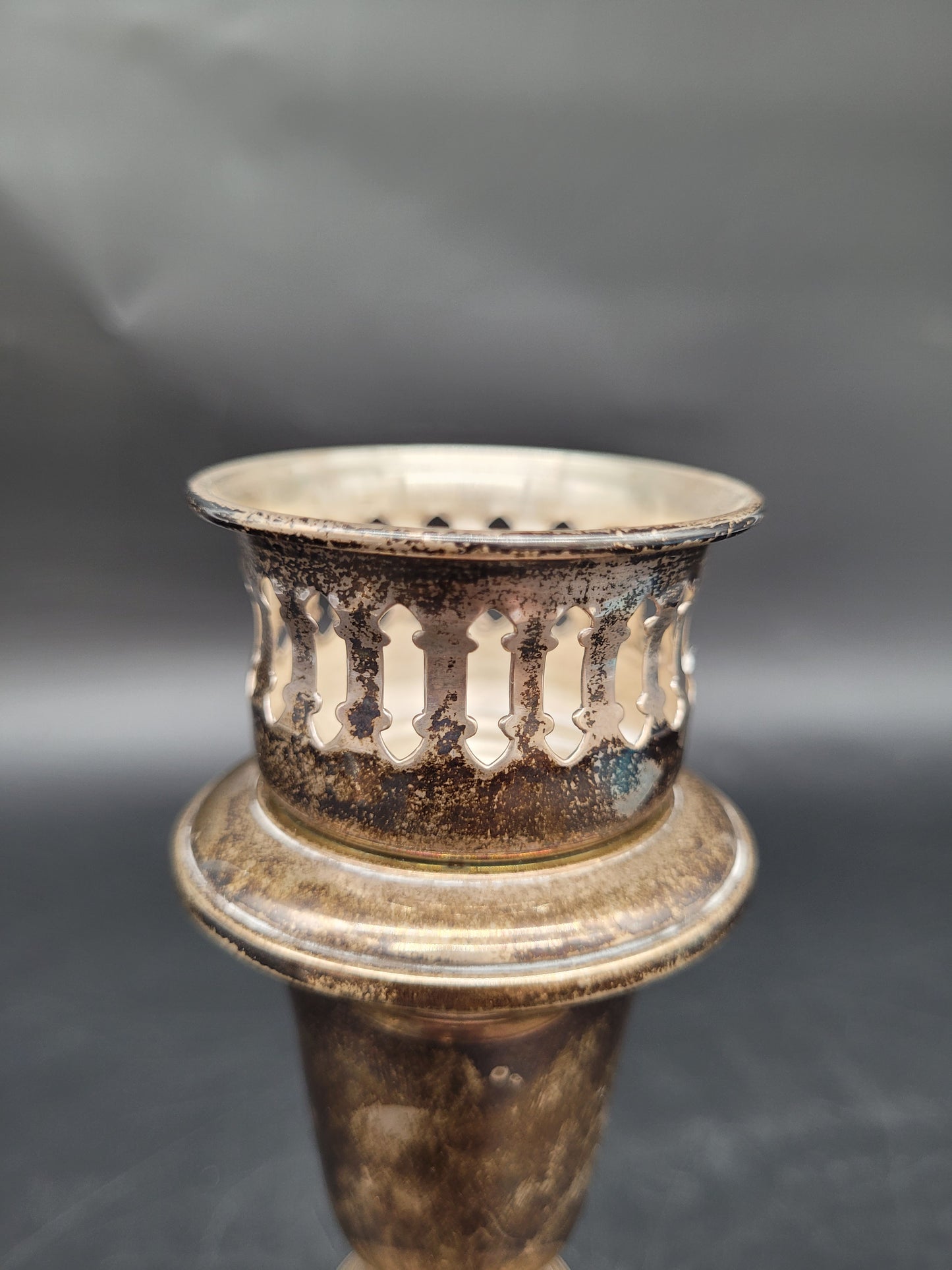 Set Kerzenhalter Sterling Silber 925er WMG Co und Britische Meistermarke