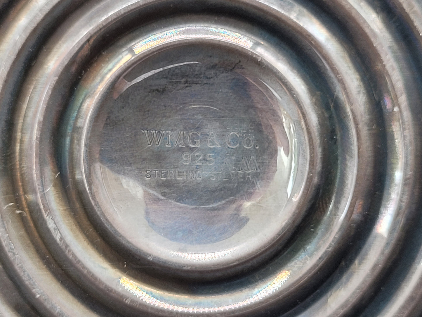 Set Kerzenhalter Sterling Silber 925er WMG Co und Britische Meistermarke