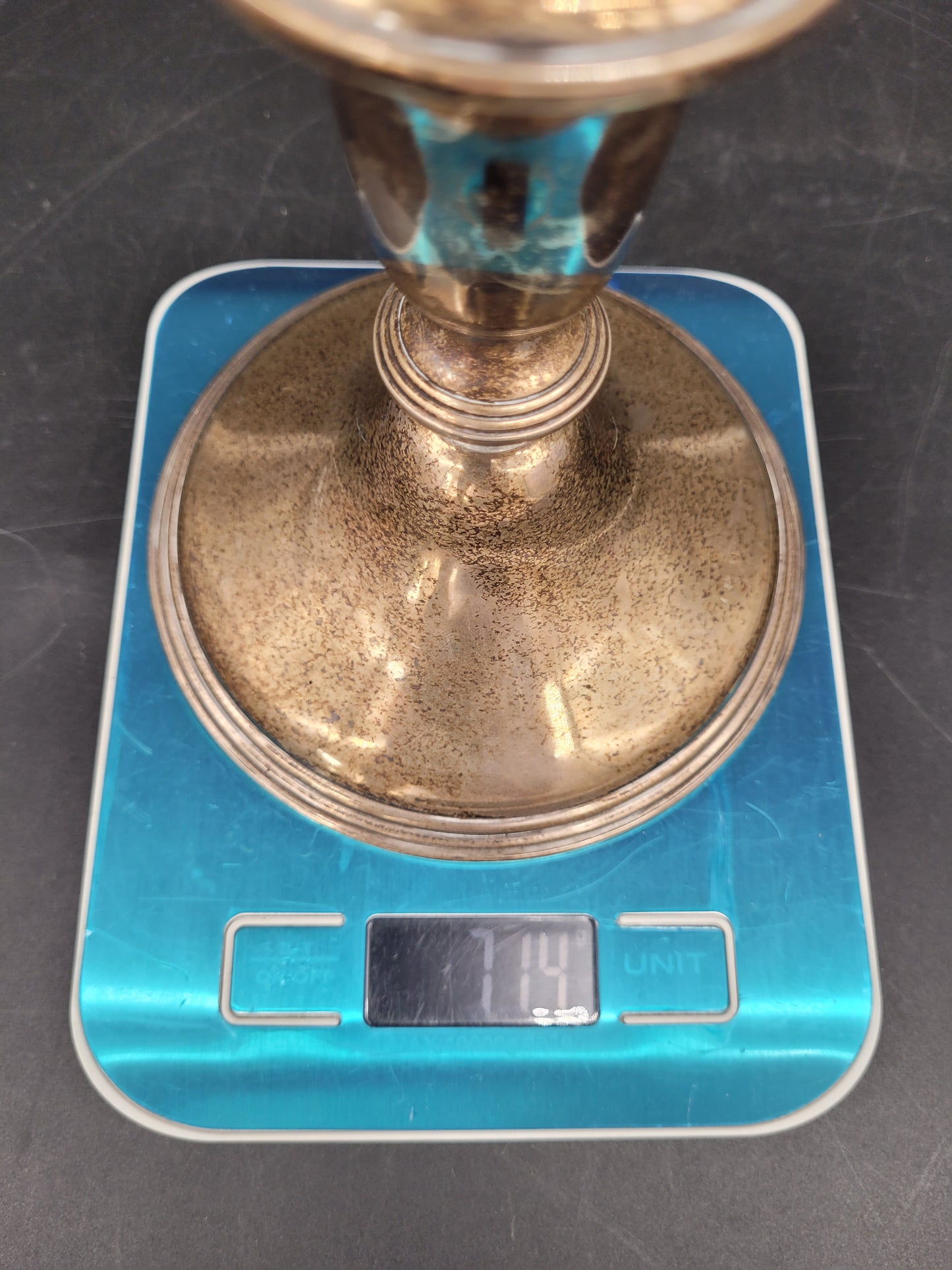 Set Kerzenhalter Sterling Silber 925er WMG Co und Britische Meistermarke