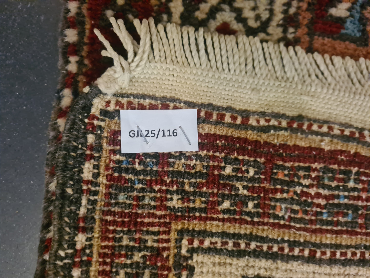 Perserteppich Orientteppich Handgeknüpfter Teppich Heris 315x100cm