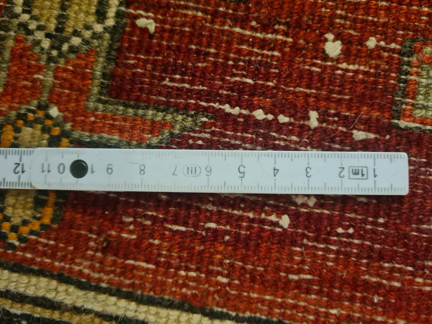 Perserteppich Orientteppich Handgeknüpfter Teppich Heris 225x105cm