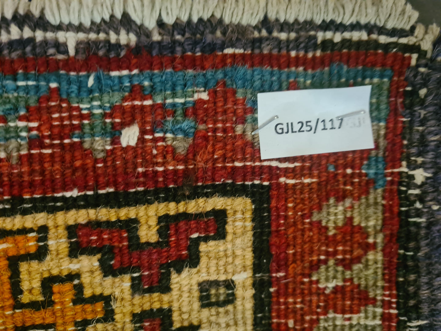 Perserteppich Orientteppich Handgeknüpfter Teppich Heris 225x105cm