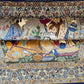 Isfahan Teppich Korkwolle mit Seide figürlich fein signiert