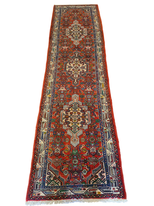 Perserteppich Orientteppich Handgeknüpfter Teppich Malaya 305x90cm