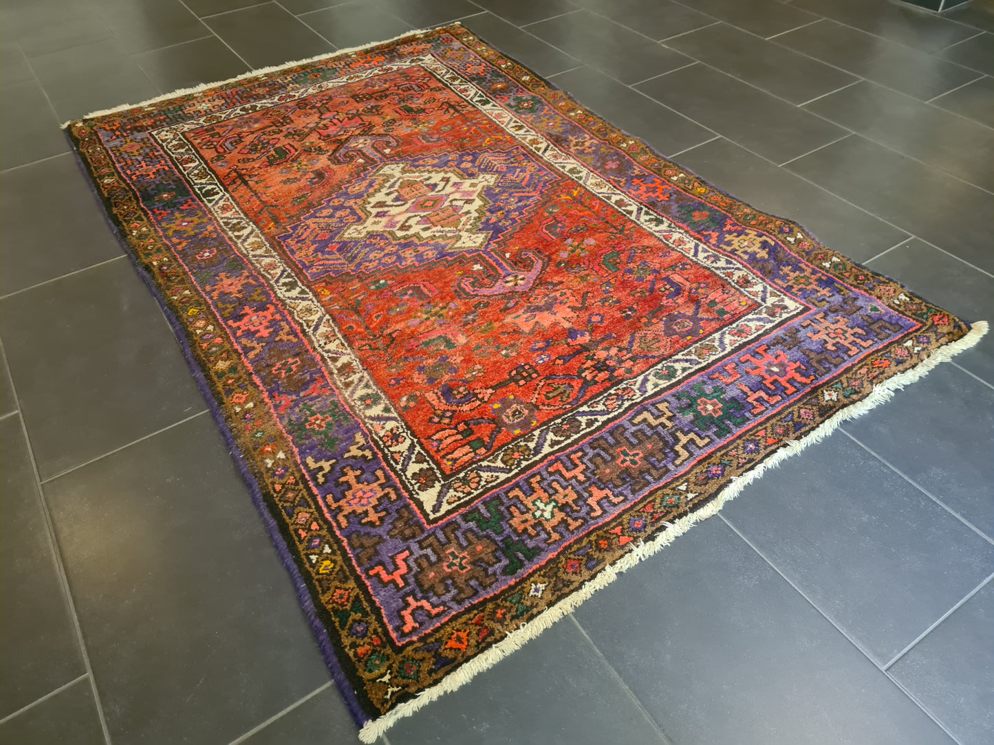 Perserteppich Orientteppich Handgeknüpfter Teppich Malaya 205x135cm