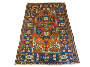 Perserteppich Orientteppich Handgeknüpfter Teppich Malaya 200x135cm