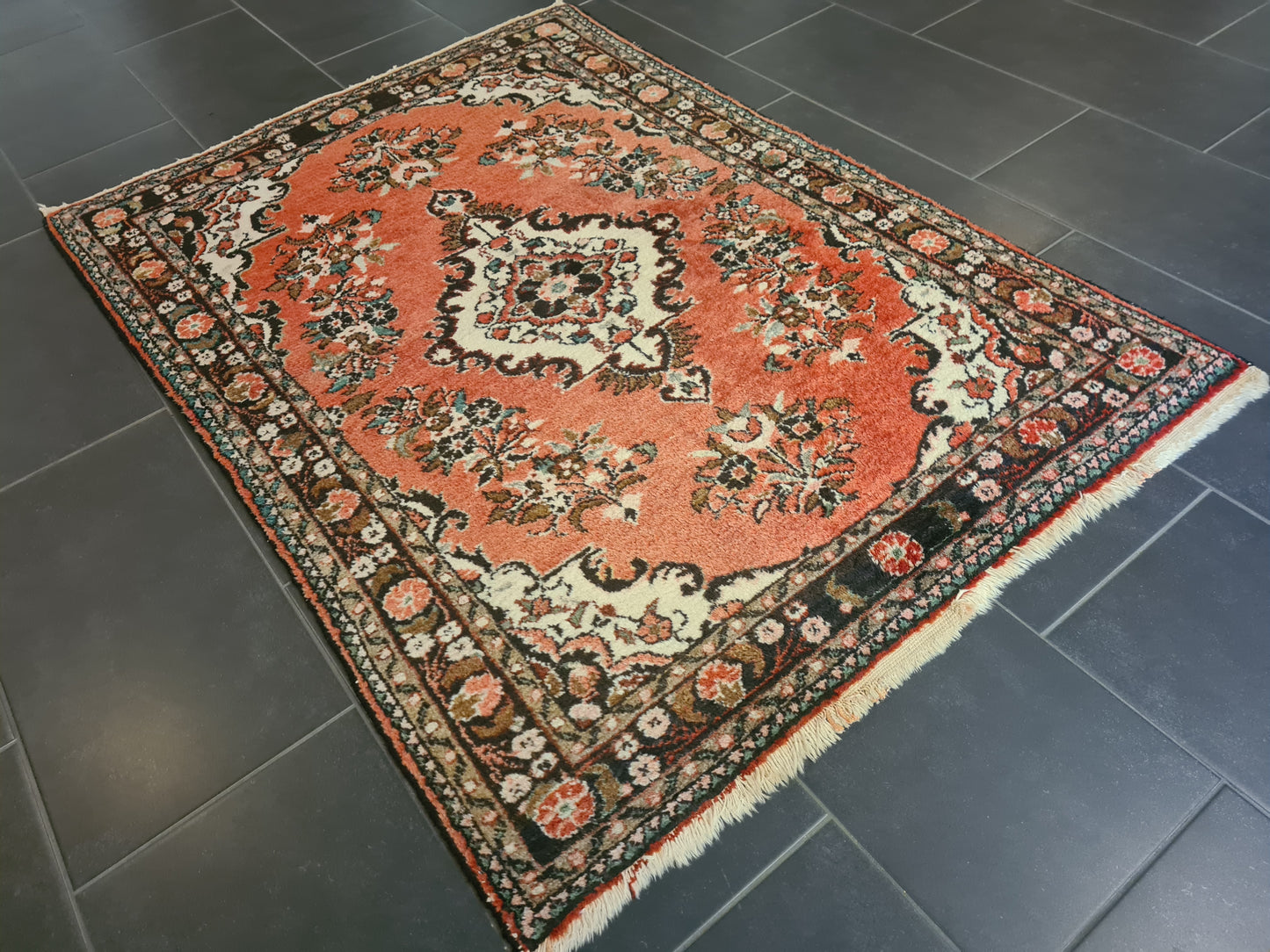 Perserteppich Orientteppich Handgeknüpfter Teppich Sarough 160x115cm