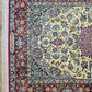Isfahan Teppich Korkwolle mit Seide Medaillon fein signiert