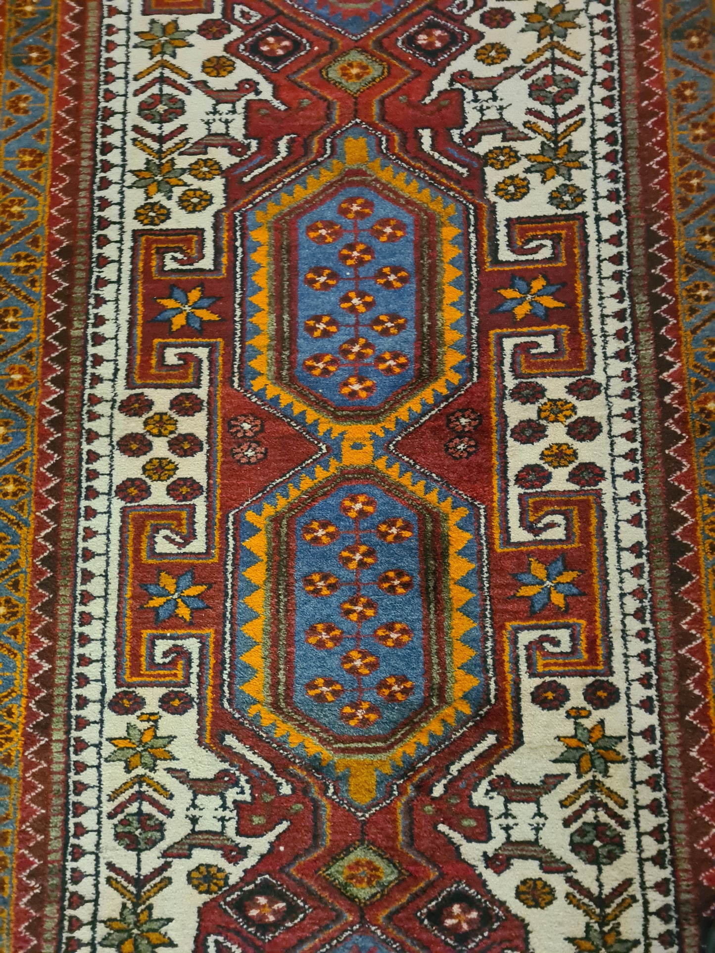 Perserteppich Orientteppich Handgeknüpfter Teppich Belutsch 300x105cm