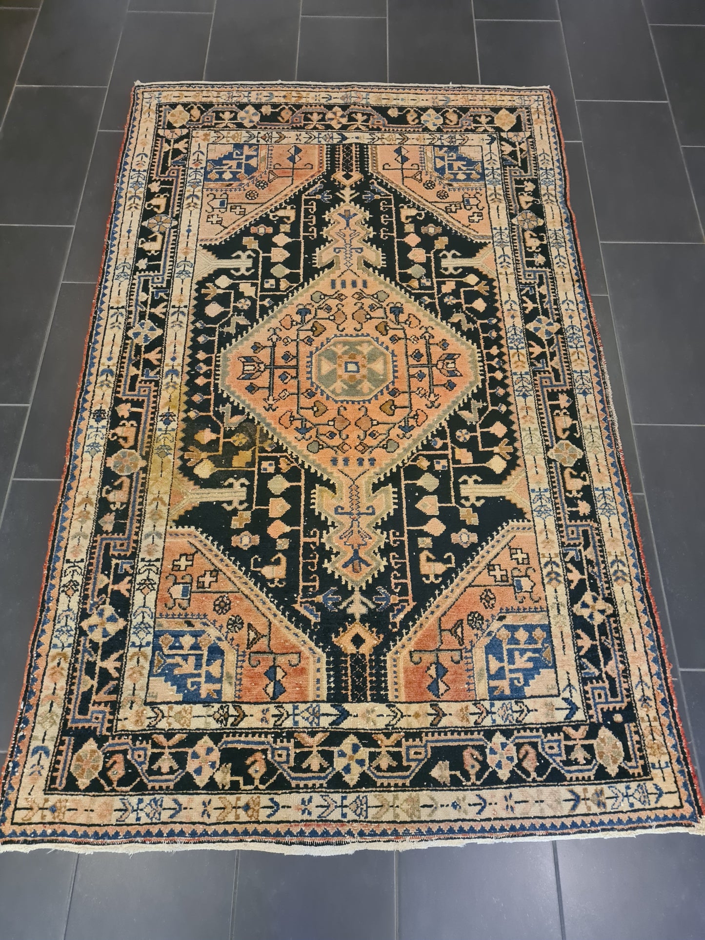 Perserteppich Orientteppich Handgeknüpfter Teppich Fergahan 225x135cm