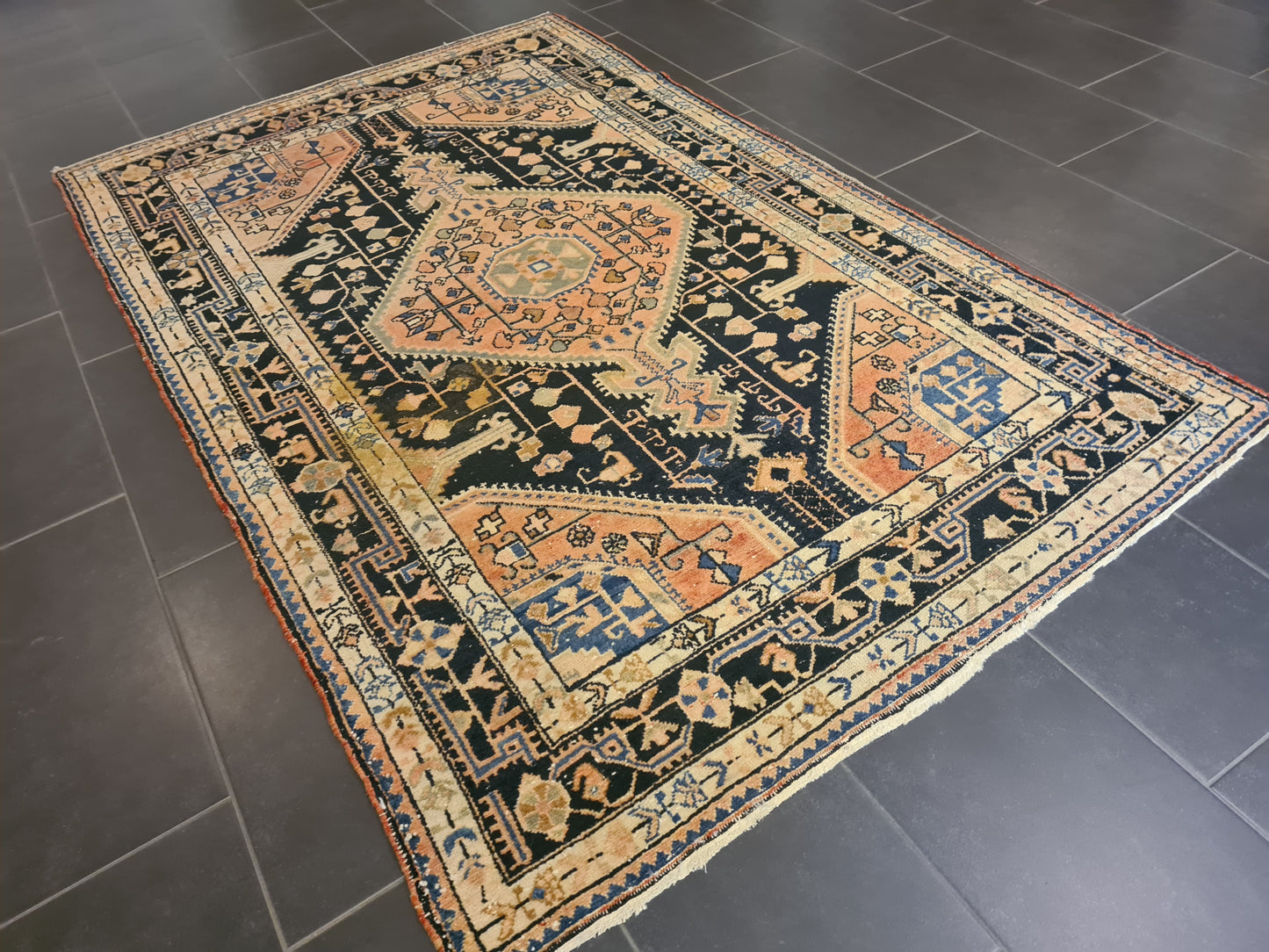 Perserteppich Orientteppich Handgeknüpfter Teppich Fergahan 225x135cm