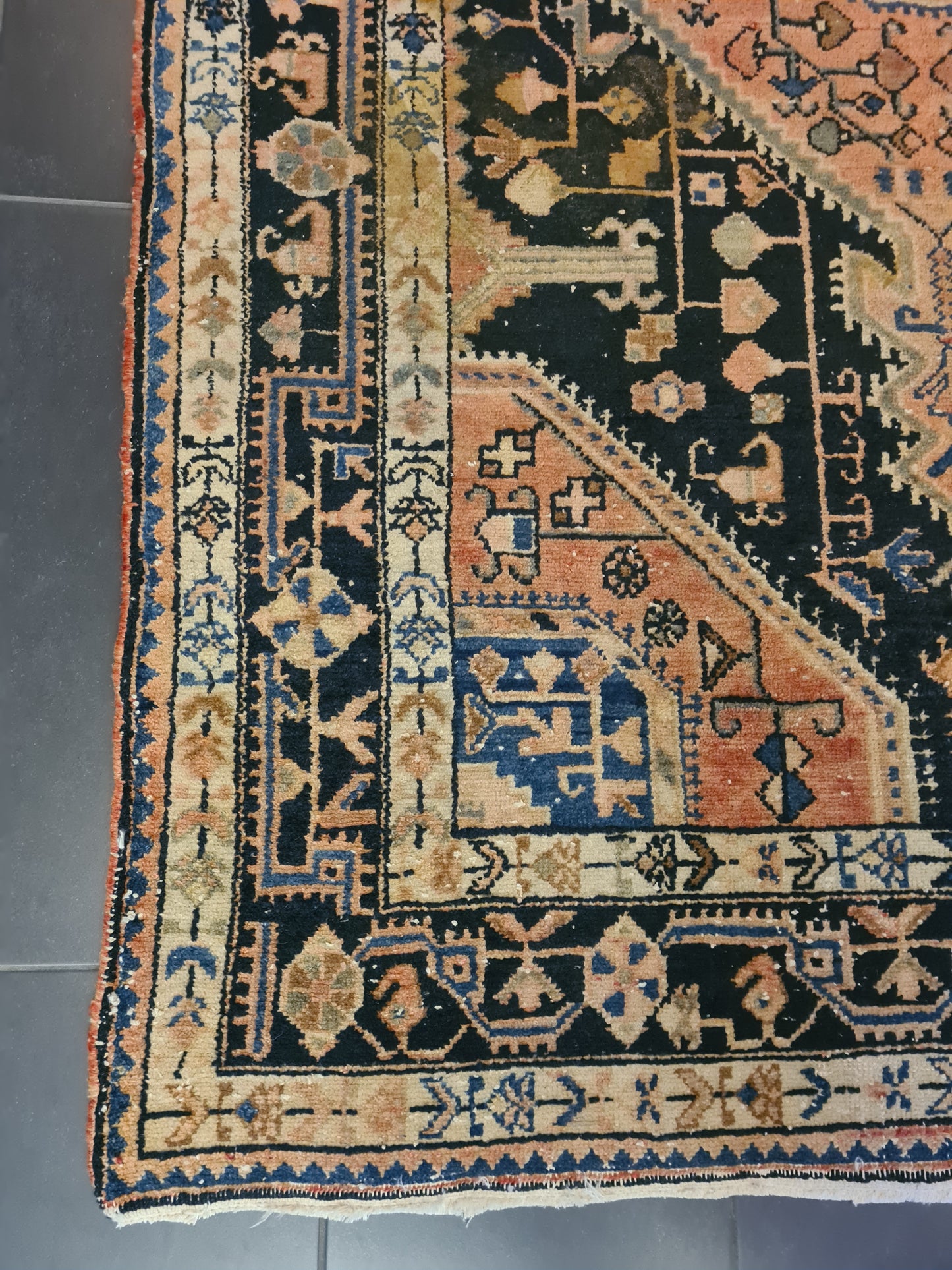 Perserteppich Orientteppich Handgeknüpfter Teppich Fergahan 225x135cm