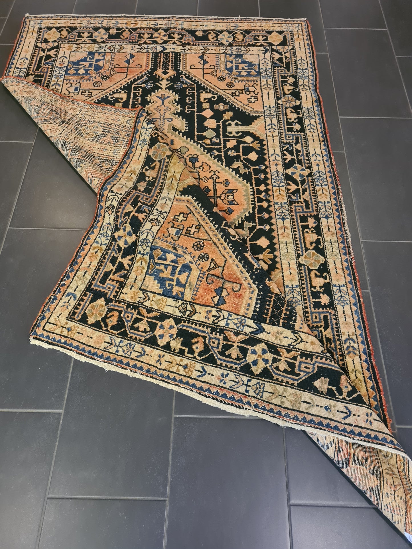 Perserteppich Orientteppich Handgeknüpfter Teppich Fergahan 225x135cm