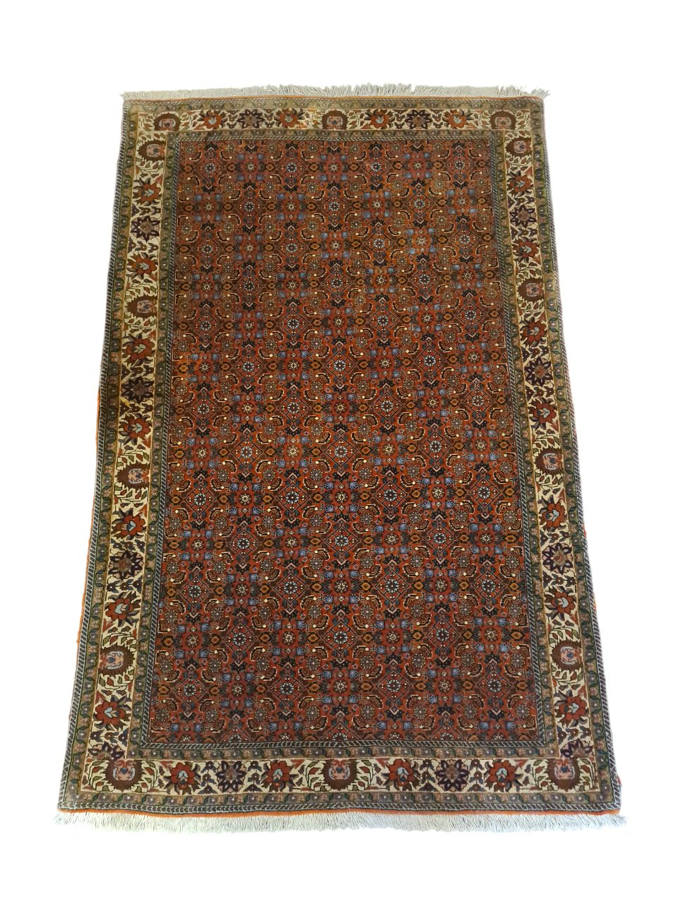 Perserteppich Orientteppich Handgeknüpfter Teppich Bidjar 170x110cm